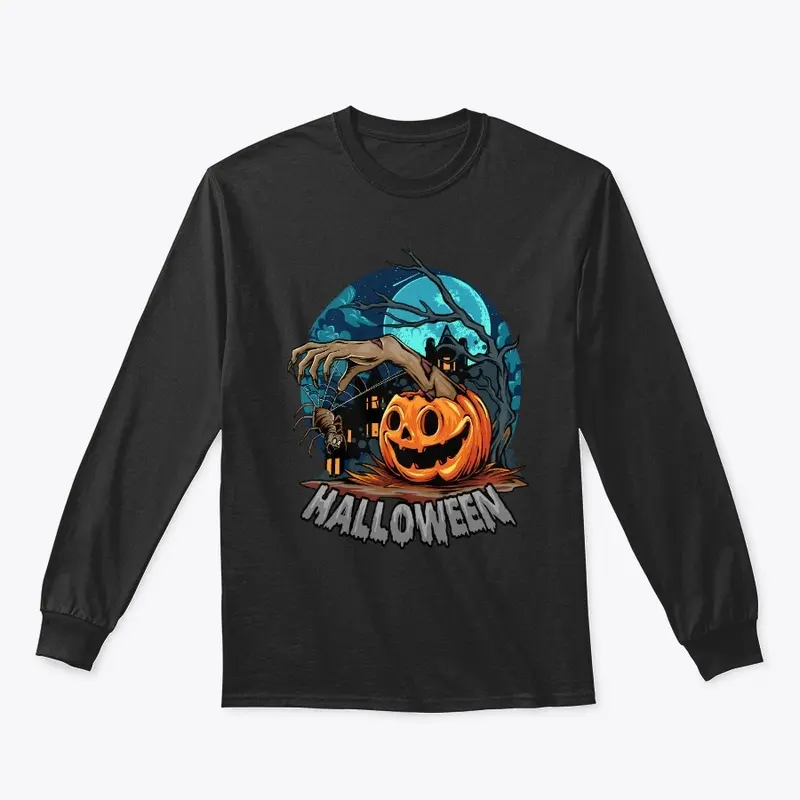 Pumpkin Halloween T-shirt Design