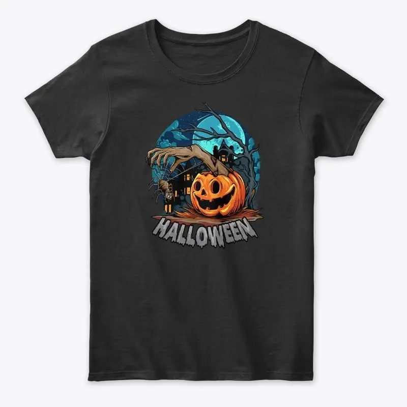 Pumpkin Halloween T-shirt Design